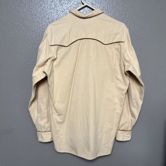 Vintage Rare Polo Western Ralph Lauren Pearl Snap Rodeo Top Size Large - Picture 2 of 8